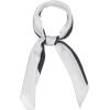 image:imageAllegra K 70cm Stripe Print Square Scarves Kerchief Neck Head Scarf Neckerchief Headband for LadiesBlue White