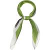 image:imageAllegra K 70cm Stripe Print Square Scarves Kerchief Neck Head Scarf Neckerchief Headband for LadiesGray Green