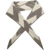 image:imageAllegra K Rhombus Shape Knit Scarf for Women Geometry Striped Pattern Winter Warm Shawl