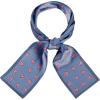 image:imageAllegra K Silky Skinny Scarves Ribbon Heart Print Long Hairband Handbag WrapBlue