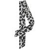 image:imageAllegra K Skinny Scarf Womens Thin Long Neckscarf Fashion Leopard Print Hairband Waistband Bag Handle AccessoryLight Gray