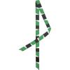 image:imageAllegra K Stripe Ribbon Skinny Neck Scarves Long Narrow Neckerchief Hairband for Women Wrist Wear Handbag Handle WrapGreen