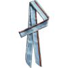 image:imageAllegra K Stripe Ribbon Skinny Neck Scarves Long Narrow Neckerchief Hairband for Women Wrist Wear Handbag Handle WrapSky Blue
