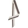 image:imageAllegra K Women Polka Dots Stripe Heart Print Skinny Scarf Sharp Neck Scarves DoubleSided NeckerchiefWhite