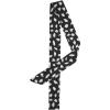 image:imageAllegra K Women Skinny Ribbon Neckerchief Heart Pattern Narrow Hair Wrist Scarf Headband Handbag Handle WrapBlack Floral