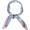 image:imageAllegra K Womens Skinny Scarf Ribbon Hair Band Heart Print Handbag Handle Neck ScarfBlue Dot