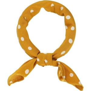 image:imageAllegra K 50cm70cm 1950s Vintage Retro Polka Dot Square Scarf Head Neck Scarves Kerchief NeckerchiefGinger