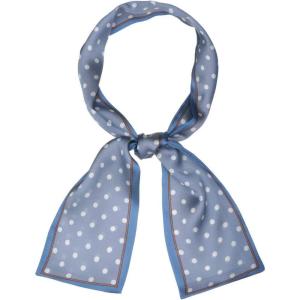 image:imageAllegra K 50s Ribbon Skinny Scarf Lovely Polka Dots Pattern for Bags Hair Band Neck WrapsBlue Small Dot