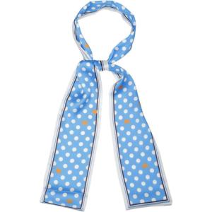 image:imageAllegra K Skinny Scarves 50s Polka Dots Neck Wraps for Women Cute Ribbon Hairband NeckerchiefBlue Heart