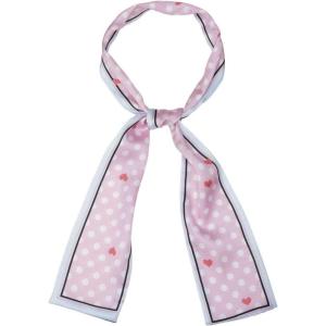 image:imageAllegra K Skinny Scarves 50s Polka Dots Neck Wraps for Women Cute Ribbon Hairband NeckerchiefPink Heart
