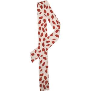 image:imageAllegra K Women Skinny Ribbon Neckerchief Heart Pattern Narrow Hair Wrist Scarf Headband Handbag Handle WrapOrange Floral