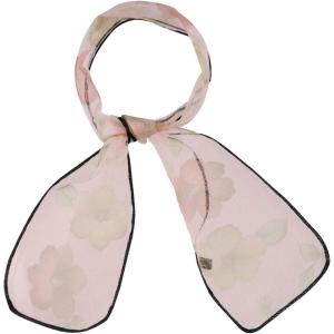 image:imageAllegra K Women Transparent Skinny Organza Scarf Floral Neckerchief Hair BandPink