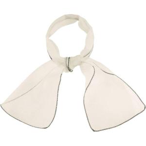 image:imageAllegra K Women Transparent Skinny Organza Scarf Solid Color Lightweight NeckerchiefBeige