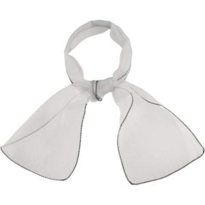 image:imageAllegra K Women Transparent Skinny Organza Scarf Solid Color Lightweight NeckerchiefGray