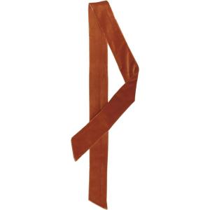 image:imageAllegra K Women Vintage Velvet Skinny Neck Scarves Solid Color Long Neckerchief Hairband Narrow WaistbandCaramel Color