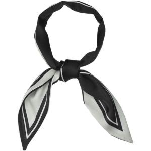 image:imageAllegra K Womens Skinny Scarf Ribbon Hair Band Heart Print Handbag Handle Neck ScarfBlack Pure
