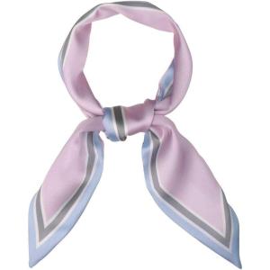 image:imageAllegra K Womens Skinny Scarf Ribbon Hair Band Heart Print Handbag Handle Neck ScarfLight Pink Pure