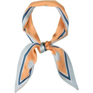 image:imageAllegra K Womens Skinny Scarf Ribbon Hair Band Heart Print Handbag Handle Neck ScarfOrange Heart