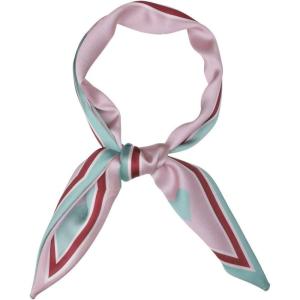 image:imageAllegra K Womens Skinny Scarf Ribbon Hair Band Heart Print Handbag Handle Neck ScarfPink Heart