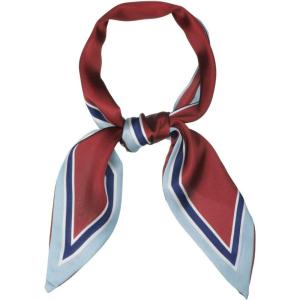 image:imageAllegra K Womens Skinny Scarf Ribbon Hair Band Heart Print Handbag Handle Neck ScarfRed Pure
