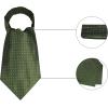 image:imageAllegra K Mens Polka Dots SelfTied Neck Cravat Tie Ascot Tie Formal Party CravatsGreen