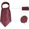 image:imageAllegra K Mens Polka Dots SelfTied Neck Cravat Tie Ascot Tie Formal Party CravatsWine Red Yellow