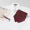 image:imageAllegra K Mens Polka Dots SelfTied Neck Cravat Tie Ascot Tie Formal Party CravatsWine Red Yellow