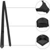 image:imageAllegra K Mens Self Tied Solid Color Formal Casual Skinny NecktieBlack