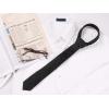 image:imageAllegra K Mens Self Tied Solid Color Formal Casual Skinny NecktieBlack