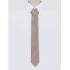 image:imageAllegra K Mens Self Tied Solid Color Formal Casual Skinny NecktieLight Brown
