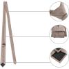 image:imageAllegra K Mens Self Tied Solid Color Formal Casual Skinny NecktieLight Brown
