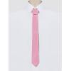 image:imageAllegra K Mens Self Tied Solid Color Formal Casual Skinny NecktiePink
