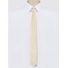 image:imageAllegra K Mens Skinny Pretied Solid Color Zipper Ties Neck Adjustable Strap Wedding Groom TieChampagne