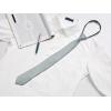 image:imageAllegra K Mens Skinny Pretied Solid Color Zipper Ties Neck Adjustable Strap Wedding Groom TieGray