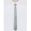image:imageAllegra K Mens Skinny Pretied Solid Color Zipper Ties Neck Adjustable Strap Wedding Groom TieGray