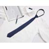 image:imageAllegra K Mens Skinny Pretied Solid Color Zipper Ties Neck Adjustable Strap Wedding Groom TieNavy Blue