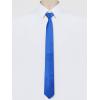 image:imageAllegra K Mens Skinny Pretied Solid Color Zipper Ties Neck Adjustable Strap Wedding Groom TieRoyal Blue