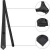 image:imageAllegra K Mens Solid Color Selftied Stripes Textured Wide Tie Neck Wedding Formal TiesBlack