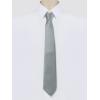 image:imageAllegra K Mens Solid Color Selftied Stripes Textured Wide Tie Neck Wedding Formal TiesCement Grey