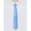 image:imageAllegra K Mens Solid Color Selftied Stripes Textured Wide Tie Neck Wedding Formal TiesDeep Sky Blue