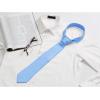 image:imageAllegra K Mens Solid Color Selftied Stripes Textured Wide Tie Neck Wedding Formal TiesDeep Sky Blue
