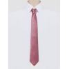 image:imageAllegra K Mens Solid Color Selftied Stripes Textured Wide Tie Neck Wedding Formal TiesDusty Pink
