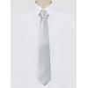 image:imageAllegra K Mens Solid Color Selftied Stripes Textured Wide Tie Neck Wedding Formal TiesGray