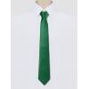 image:imageAllegra K Mens Solid Color Selftied Stripes Textured Wide Tie Neck Wedding Formal TiesGreen