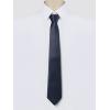 image:imageAllegra K Mens Solid Color Selftied Stripes Textured Wide Tie Neck Wedding Formal TiesNavy Blue