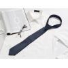 image:imageAllegra K Mens Solid Color Selftied Stripes Textured Wide Tie Neck Wedding Formal TiesNavy Blue