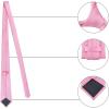 image:imageAllegra K Mens Solid Color Selftied Stripes Textured Wide Tie Neck Wedding Formal TiesPink