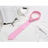 image:imageAllegra K Mens Solid Color Selftied Stripes Textured Wide Tie Neck Wedding Formal TiesPink