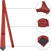 image:imageAllegra K Mens Solid Color Selftied Stripes Textured Wide Tie Neck Wedding Formal TiesRed
