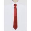 image:imageAllegra K Mens Solid Color Selftied Stripes Textured Wide Tie Neck Wedding Formal TiesRed
